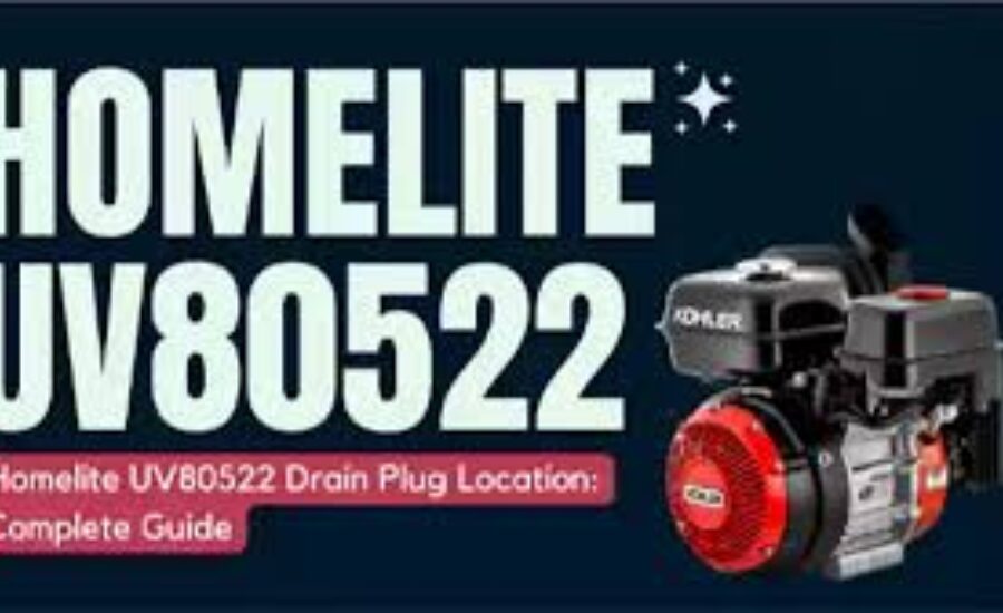 Homelite uv80522 drain plug location 