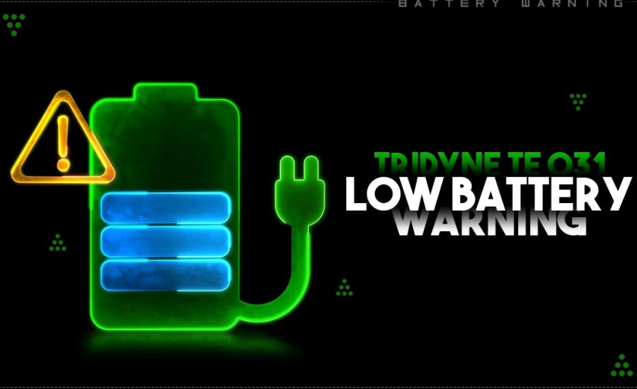 Tridyne Te-031 Low Battery